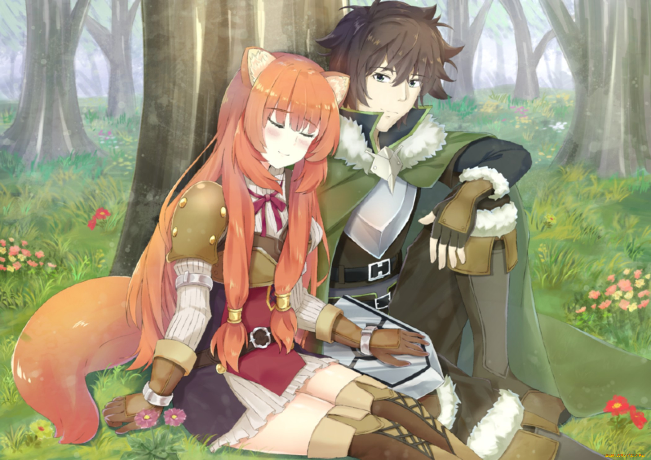   , , tate no yuusha no nariagari, , , , raphtalia, chibi, iwatani, naofumi